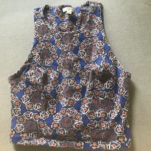 Floral crop top